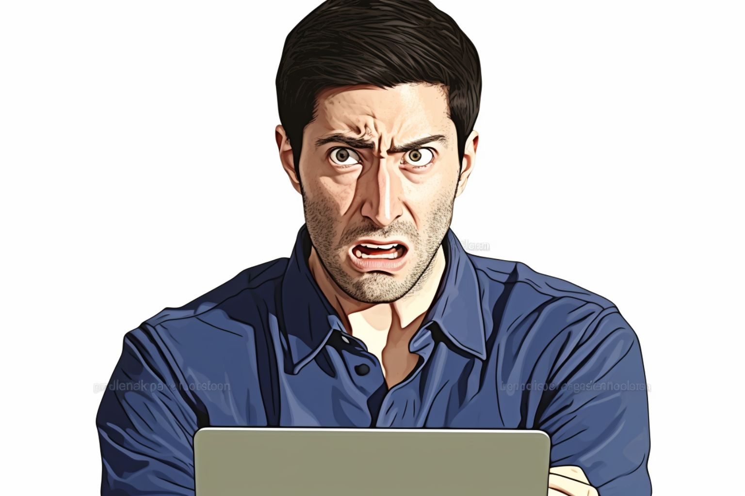 A person working on an HP Envy laptop