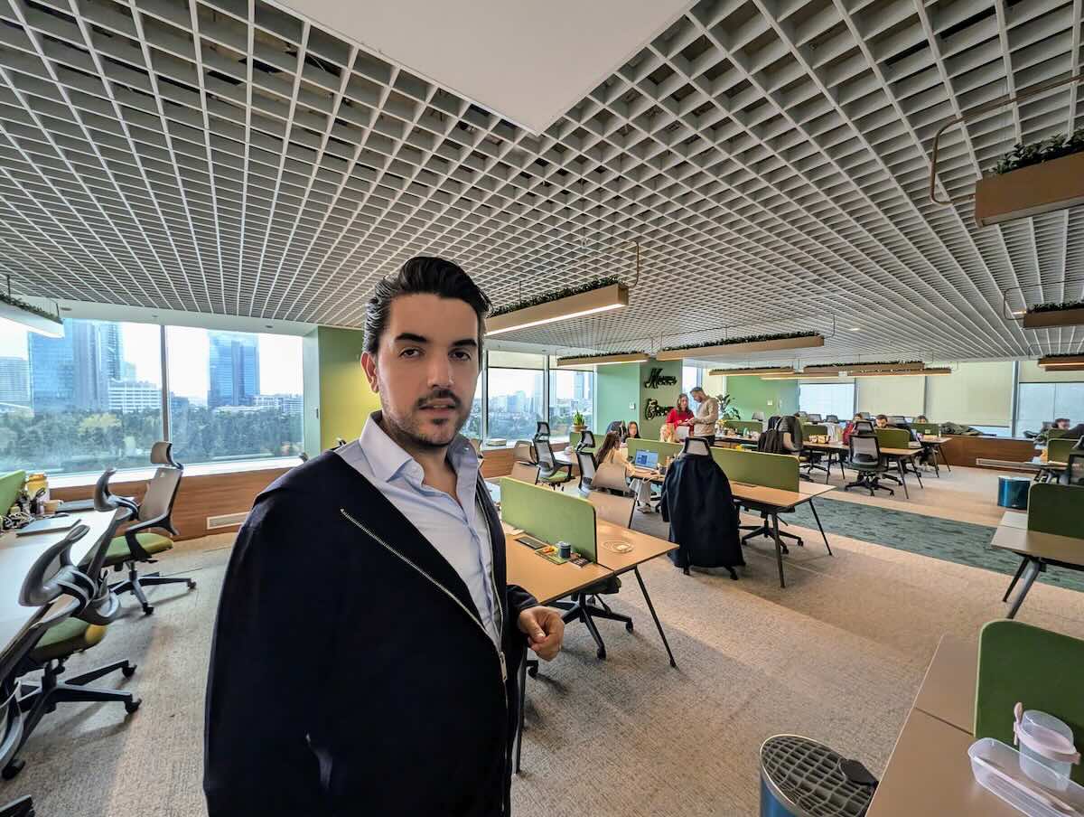 Murat Alsaç, a co-founder of EsteNove, a hair transplant clinic in Istanbul.