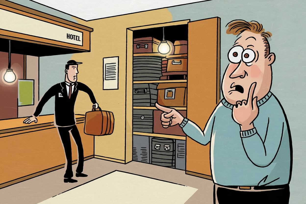 If you've ever stored your luggage with a hotel, you probably know the nagging question: Is my bag safe?