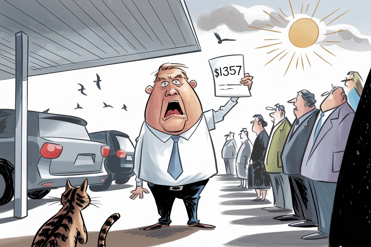 Glenn Roberts gets a surprise bill for $1,357 two months after he returns his car to National. What is it for -- and why can't he get the car rental company to refund it?