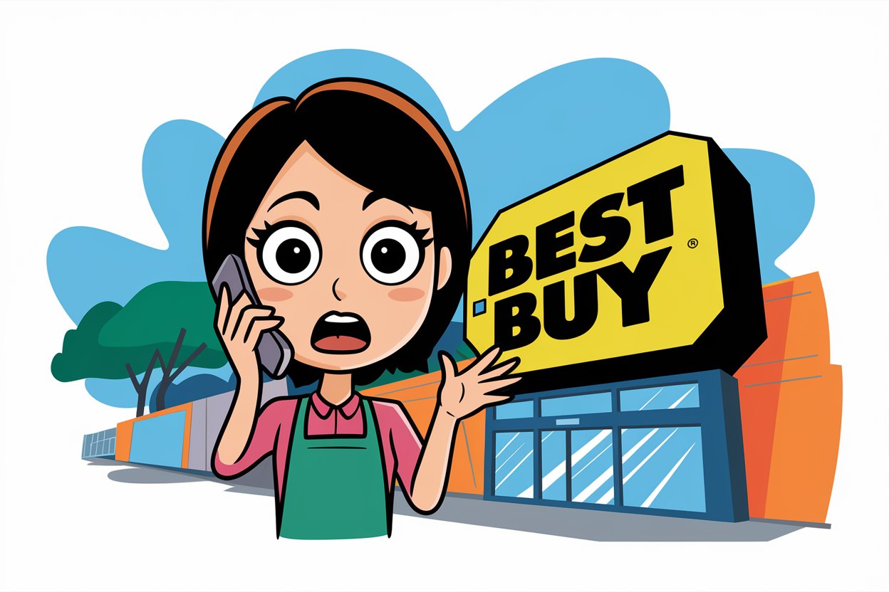 Best Buy store sign