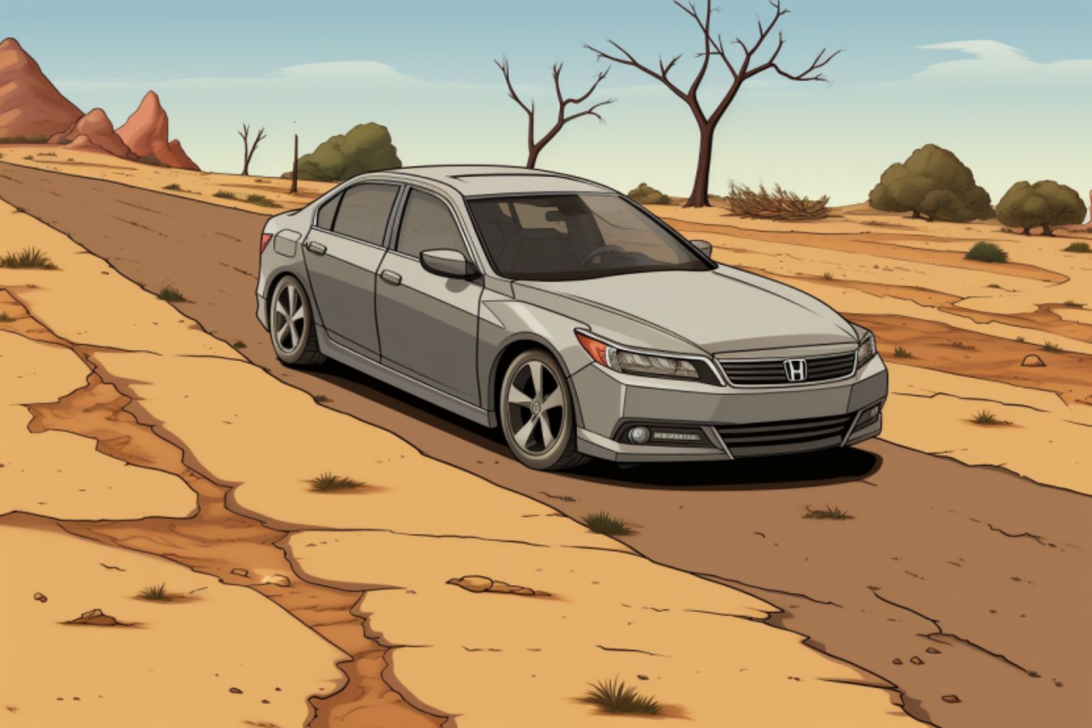 A person using a smartphone to request roadside assistance.