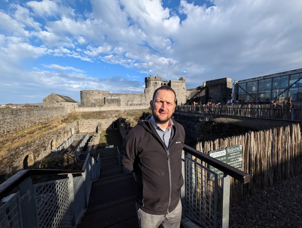 Daire Heffernan, the general manager of St. John's castle in Limerick.