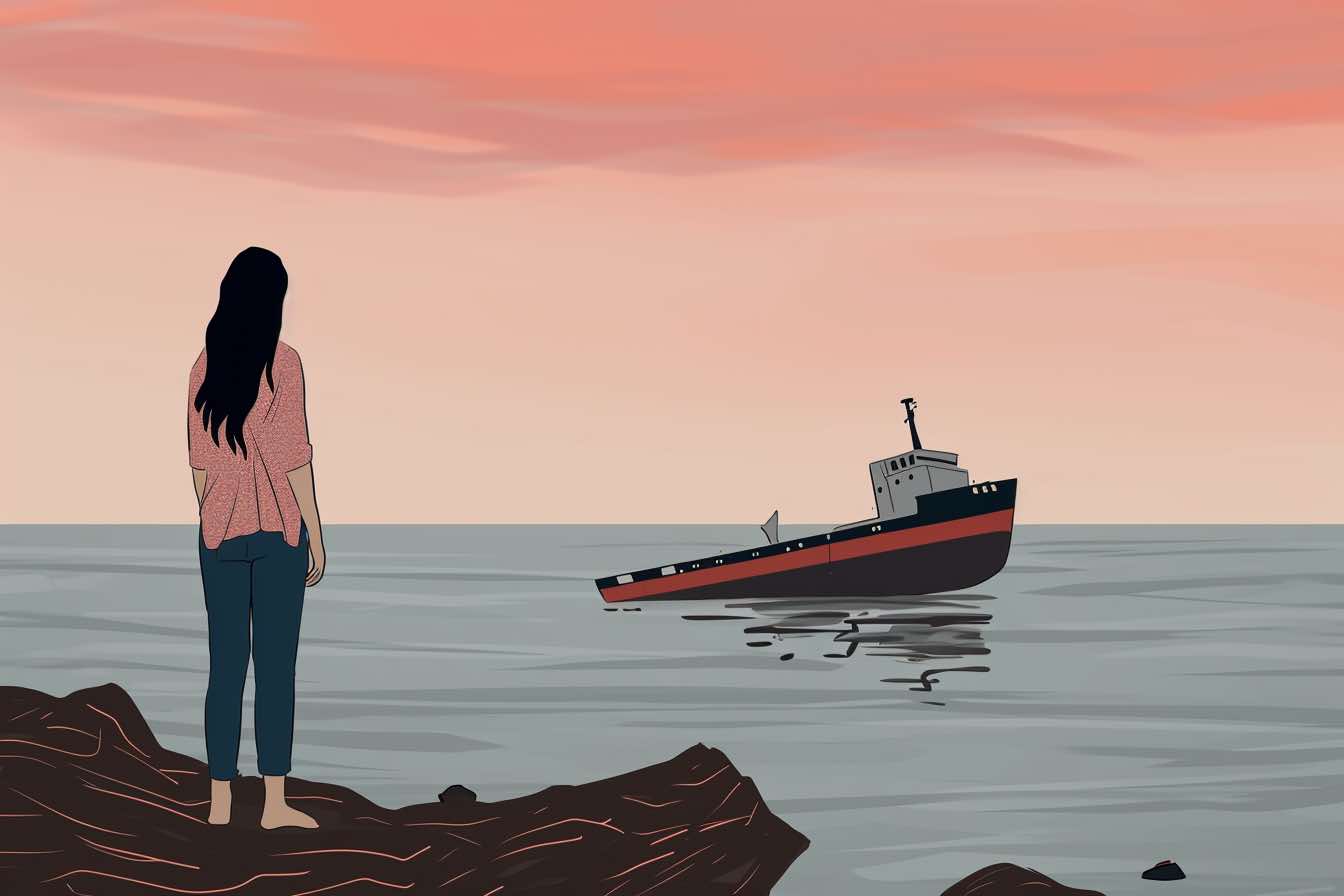 Sinking ship